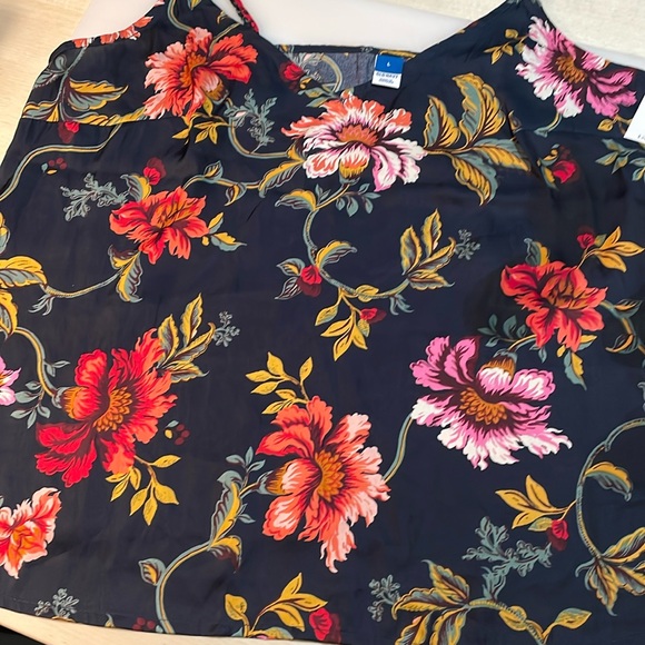 NWT Old Navy V-Neck Cami Top Multi-Floral Size L - Picture 1 of 4